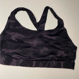 Athleta Ultimate sports bra D-DD Camo